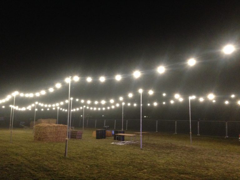 Mobile Festoon Lighting Systems For Hire Lights Trusses LED Disco Stage